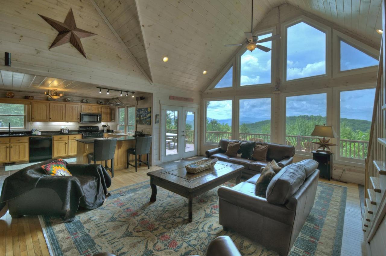 Champagne Chalet - Cuddleup Villa Morganton Luaran gambar