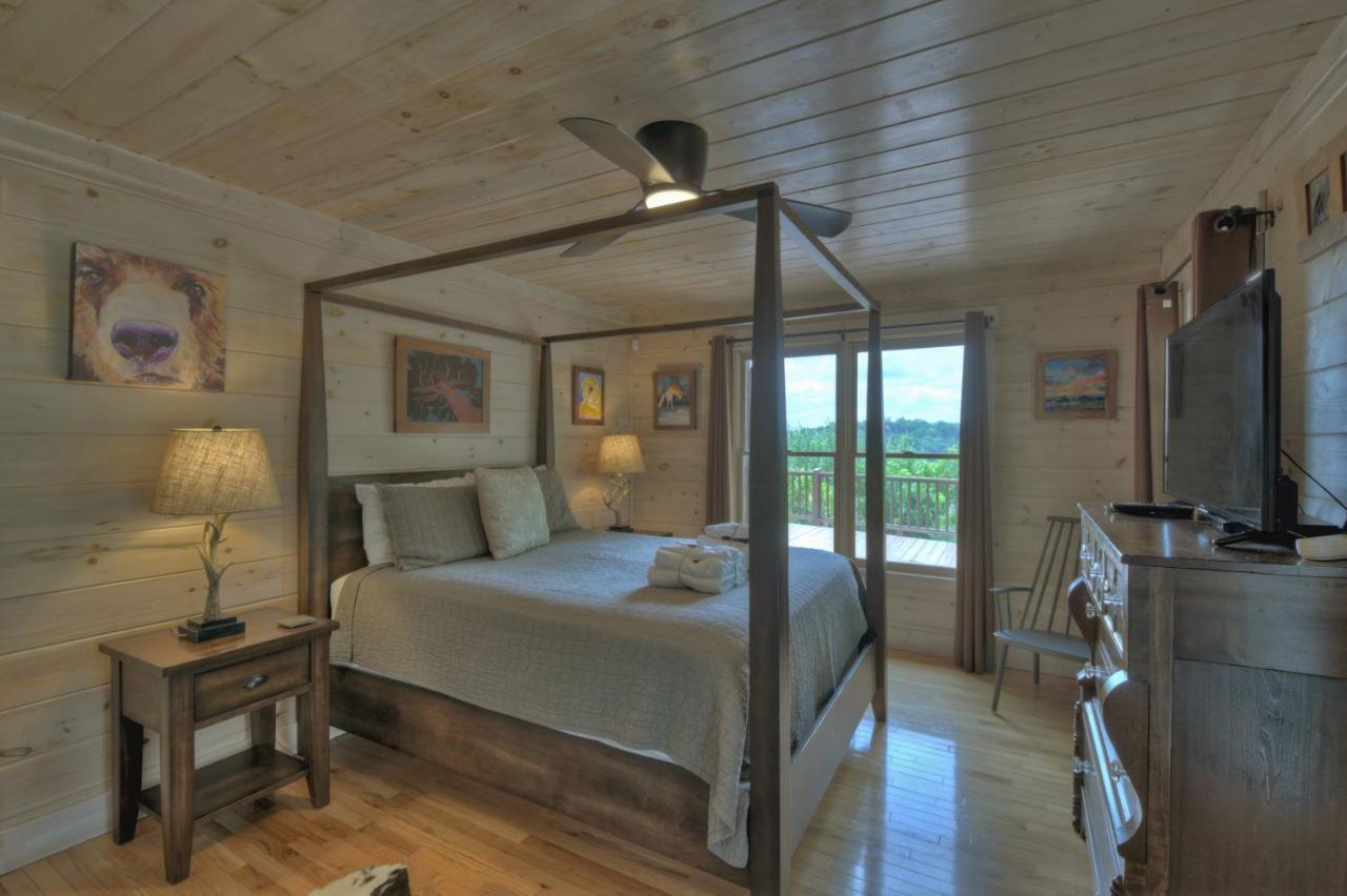 Champagne Chalet - Cuddleup Villa Morganton Luaran gambar